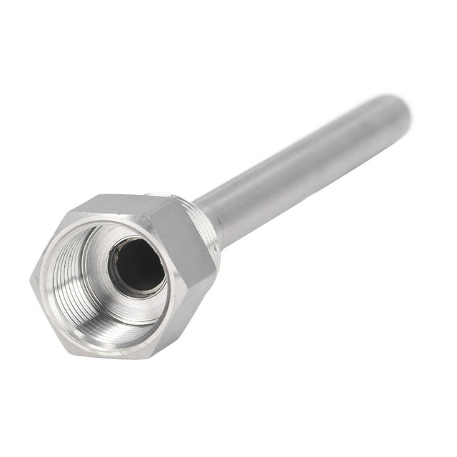 Termopozo de acero inoxidable prevención de daños Ajuste rápido 67 pulgadas de longitud Rosca macho G1/2 Práctico kit de termopozo para sensores de temperatura ANGGREK Otros
