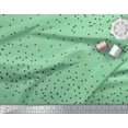 thumbnail image 3 of Soimoi Green Cotton Voile Fabric Dots Dots Print Fabric by Yard 42 Inch Wide, 3 of 3