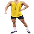 thumbnail image 3 of Débardeur de Sport Décontracté pour Hommes Col Rond Imprimé Lettre Sans Manches Ample pour Entraînement Gym Course, 3 of 5