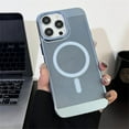thumbnail image 3 of Heat Dissipation Magnetic Case for iPhone 13 Pro Max Compatible with Magsafe Slim Hard Wireless Charging Plating Electroplate Cover (for iPhone 13 Pro Max,Light Blue), 3 of 14
