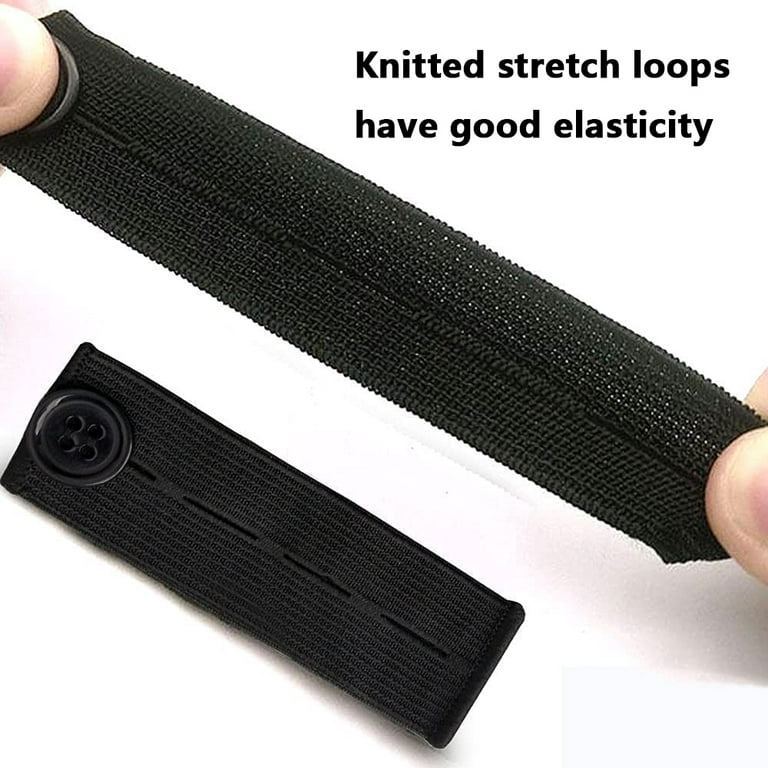 BENECREAT 0.6-Inch 20 Yards Elastic Stretch Band Buttonhole Knit