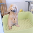 thumbnail image 4 of Rabbit Litter Box Toilet Plastic Square Cage Box Potty Trainer Litter Bedding Box Pet Pan, 4 of 9