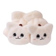thumbnail image 5 of Bmisegm Warm Gloves for Women Convertible Mitten Style Cat Accent Touchscreen Button Detail Cold Weather Gloves White One Size, 5 of 5