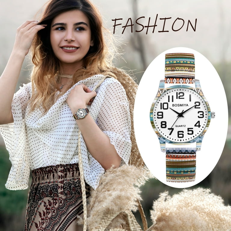 Avaner Women's Stretch Band Easy Read Watch photo 3