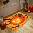 thumbnail image 4 of HANDIED Polyester carpet Halloween Pumpkin Bathroom Rugs Non Washable Absorbent Mat Autumn Funny Cute Microfiber Bathroom Rug For Shower Tub, 4 of 8