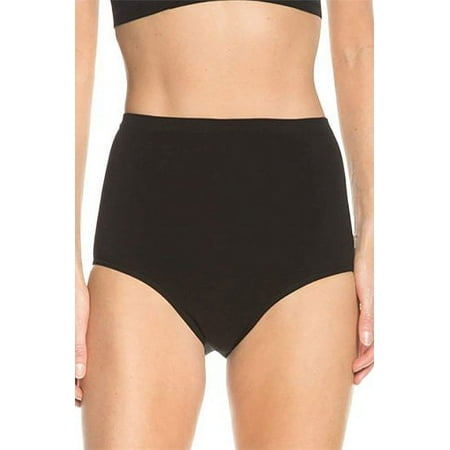 Women s Rhonda Shear 4230 Ahh High Waisted Seamless Brief Panty (White 1X)