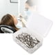 thumbnail image 5 of Cepillo de dientes de nailon para pulir dientes, 100 unidades, con caja de almacenamiento, cabezal puntiagudo, color blanco., 5 of 10