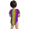 thumbnail image 2 of Rocae Animal Paw Rainbow for Baby Cotton Short-Sleeve Bodysuits for Unisex Onesies Bodysuit-12 Months, 2 of 7