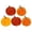 Orange, variant on 5 Pcs Velvet Fake Pumpkins Fall Decor,Faux Small Pumpkin,Small Decorative Fabric Rustic Pumpkins,Fall Artificial Velvet Pumpkins,Small Realistic Vegetable Ornament,Halloween Decorations,Orange&Beige
