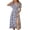 Purple Floral, variant on Women's Floral Boho Dress Wear To Work Wrap V Neck Short Sleeve Belted Ruffle Hem A-Line Flowy Maxi Dresses