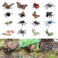 thumbnail image 2 of Plastic Insects Figurines Desktop Home Ornament DIY Realistic Artificial Hand Paint Adult Collection Craft Backyard Toy, 2 of 4