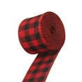 thumbnail image 3 of Langgg Christmas Ribbon Portable Party Decoration Classic Plaid House Decorations Exquisite Decorative Accessories for Celebration 3 Width 5cm, 3 of 7