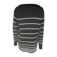 thumbnail image 4 of Qiylii Women's Y2K Striped Pullovers Sweater Oversized Vintage Knitted Sweater Kawaii Preppy Grunge Knitwear, 4 of 5