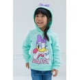 thumbnail image 2 of Disney Minnie Mouse Daisy Duck Toddler Girls Fleece Hoodie Toddler to Big Kid, 2 of 5