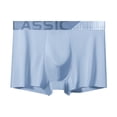 thumbnail image 2 of IAJDKMEK Men's Boxer Briefs - Thin Breathable Underwear for Men, Mid-Rise Comfort Mens Underwear, Skin-Friendly Boxer Briefs for Everyday,Blue 4XL, 2 of 5