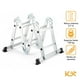 thumbnail image 2 of Escalera Plegable 2.7 m 8 Peldaños Aluminio Multiposiciones 150 kg Kingsman gris, 2 of 7