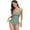 Bean Paste Green, variant on Women's One Piece Swimsuit Tummy Control Bathing Suits One Piece Swimwear Swim Rompers S-XXL