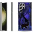 thumbnail image 1 of Shockproof Gel Phone Case for Samsung Galaxy S23 Ultra 5G, by OneToughShield ® - Midnight Safari, 1 of 4