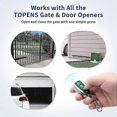 thumbnail image 3 of 2-Pack Wireless Remote Key Fobs for Automatic Gates & Garage Doors, 4-Button Security Transmitter Controller, 3 of 5