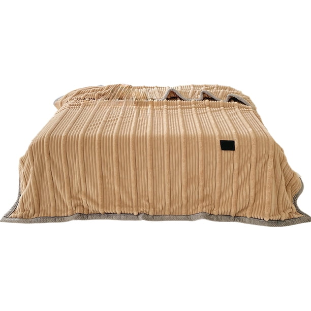 Manta polar para sofá o sillón, manta acogedora para la siesta en la oficina, chal ligero para interiores con aire acondicionado, funda de cama de suave forro polar coral para relajarse.