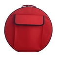 thumbnail image 1 of Bolsa de batería de 17 pulgadas Bolsa de batería ligera Mochila con correa para el hombro Reutilizable Rojo kusrkot Estuche de almacenamiento de tambor, 1 of 8