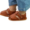 thumbnail image 2 of Sunloudy Unisex Boys Girls First Walker Shoes Solid Color Soft Sole Roman Shoes, 2 of 5