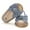 Blue, variant on Dpytoraw Children Toddler Baby Girls Solid Bow Beach Shoes Sandals Prewalker Baby First Walker Sandals Size 4 M