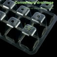 thumbnail image 4 of Seedling Starter Kit Plastic 12 Holes Seed Starter Tray Kit with Adjustable Air Outlet Multifunctional Seed Propagator Set with 2Pcs Transplant Tools and 20Pcs White Labels, 4 of 9