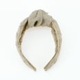 thumbnail image 4 of Unique Bargains 1 Pc Tie Solid Color Headbands for Women Khaki, 4 of 6