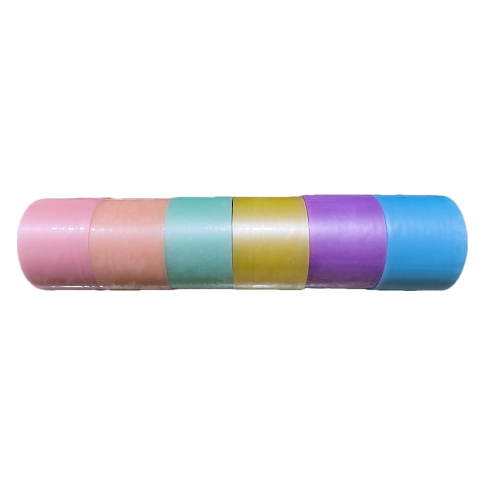 Sticky Ball Tape 6Pcs Pearlescent Sticky Ball Rolling Tape 6 Colors