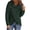 00 # Green, variant on Dressy Tops for Women Business Tops Long Sleeve High Necked Hem Asymmetric Button Solid Color Pullover Sweater Tops Boho Blouse Cute Shirt Fall Pullover Going out Shirt