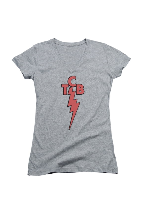 Elvis Presley - Tcb - Juniors Cap Sleeve V-Neck Shirt - XX-Large