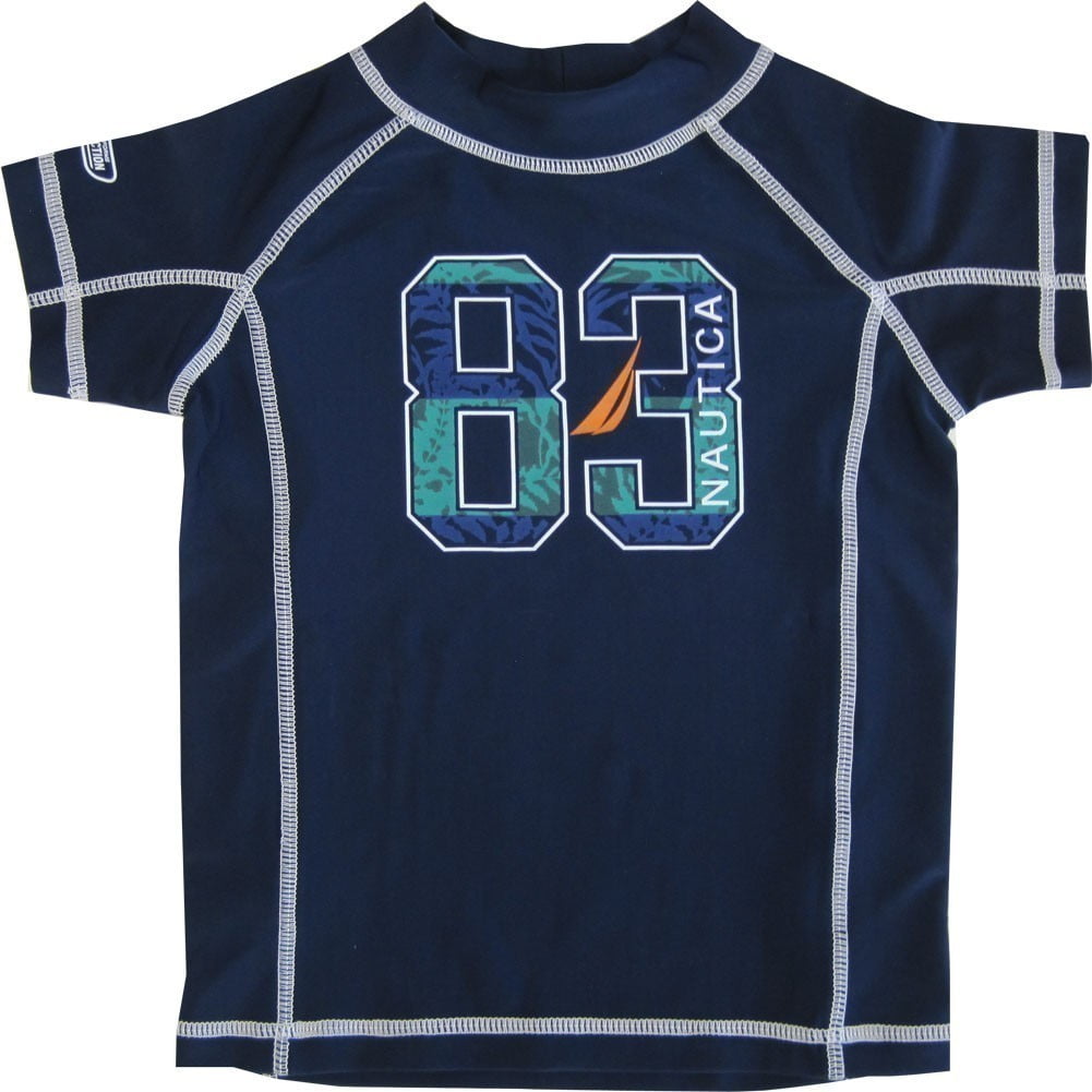 boys navy blue rash guard