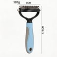 thumbnail image 7 of 2027 New Pet Pro Grooming Tool, Pet Shedding Remover, Specialized Comb for Long-Haired Dogs, Undercoat Grooming Tool, Dog Shedding Comb and Undercoat Rake, 7 of 7
