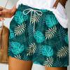 thumbnail image 1 of Pantalons Femmes Été (Non Positionné) Imprimé Multi Poche Lacets jusqu'à Pantalons Décontractés Vert XL, 1 of 6