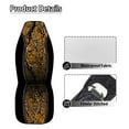 thumbnail image 5 of Yuyamidu Camo Hunting Auto Seat Covers for Front Seats Only 2 PCS Set Wood Auto Bucket Seat Cover Universal Car Interior Accessories, 5 of 7