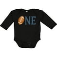 thumbnail image 3 of Inktastic First Birthday Football Theme Boys or Girls Long Sleeve Baby Bodysuit, 3 of 5