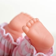 JC Toys Nonis Boutique 15 Realistic Pink Soft Body Baby Doll with Open/Close Eyes |10 Piece Gift Set with extra outfit & Accessories | Ages 2+