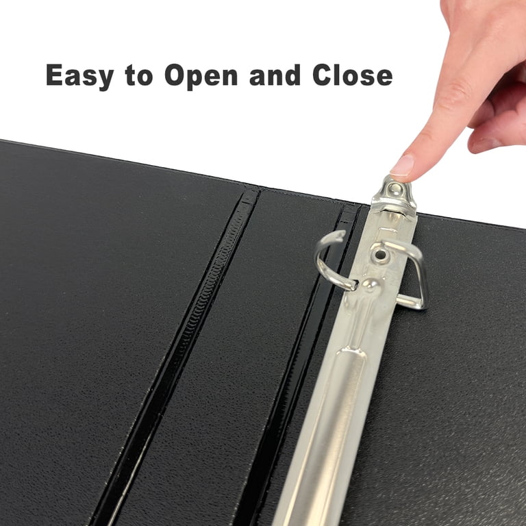 Pen+Gear 1-Inch Durable Binder, Black, 12 Pack photo 8