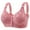 Pink, variant on Yyeselk Front Closure Bras for Older Women No Underwire Comfortable Bras Push Up Wirefree Bra Plus Size Full Coverage Bra Beige L
