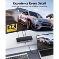 thumbnail image 3 of Estación de acoplamiento ORICO 20 en 1 con USB-C de 10 Gbps, HDMI 4K, VGA, 3 of 9