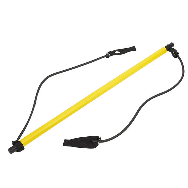 Kit de barra de Pilates con bandas de resistencia, bandas de resistencia portátiles y barras de ejercicios de Pilates MFZFUKR CPB-DE-SSW669-7