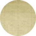 thumbnail image 1 of Ahgly Company Indoor Round Abstract Brown Gold Abstract Area Rugs, 7' Round, 1 of 6