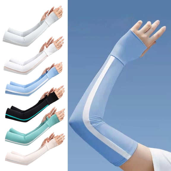 UV Sun Arm Sleeves Cooling Compression Arm Sleeves for Women Men Golf Outdoor Sports