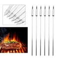 thumbnail image 1 of Brochetas De Acero Inoxidable 6 Uds Barbacoa Larga Deslizante, 1 of 7