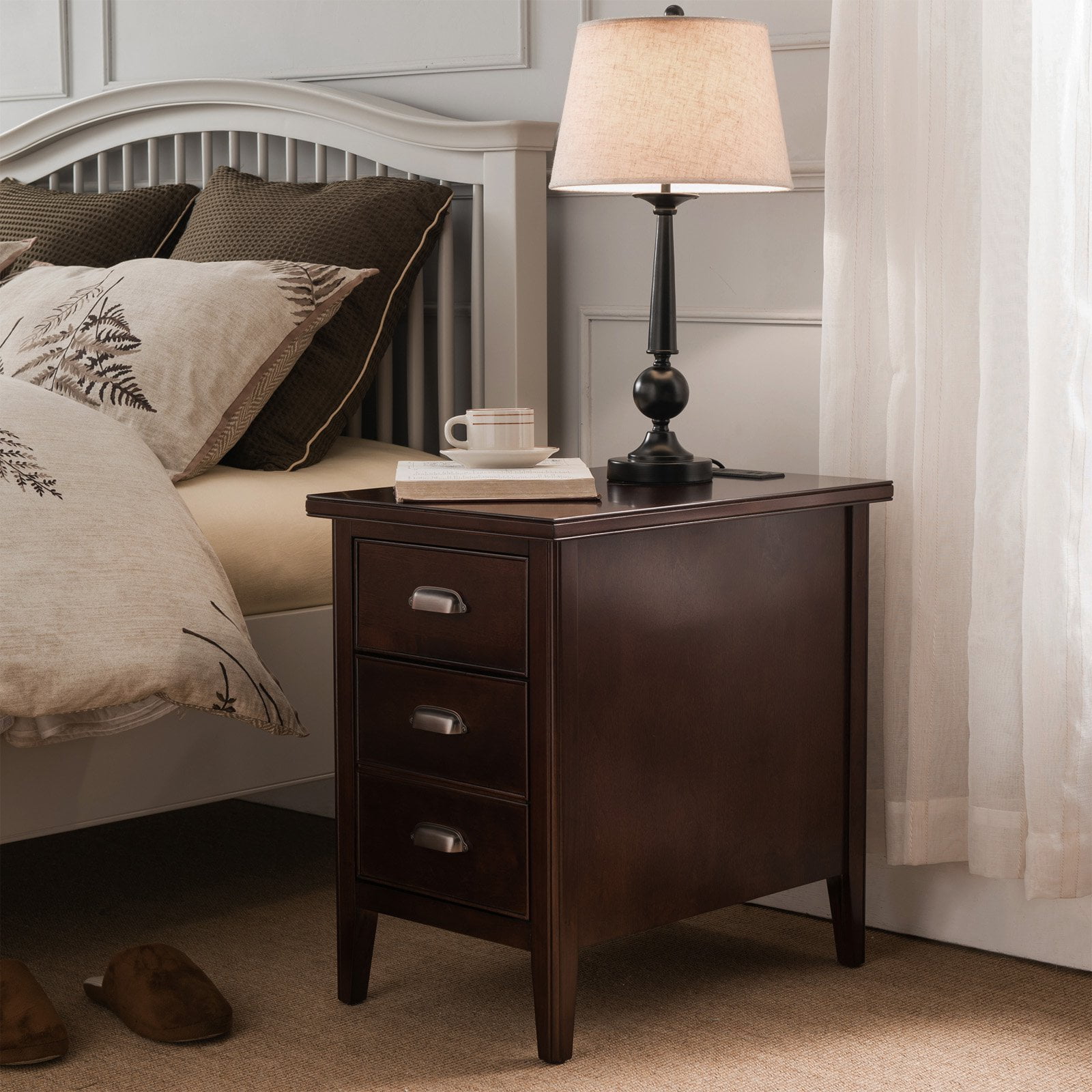 Leick Home 3 Drawer End Table