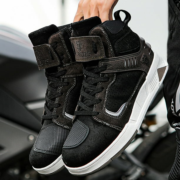 Botas de turismo de aventura, zapatos antideslizantes para motociclista, moda cómoda para hombres Likrtyny Tenis De Mujer Tenis De Hombre