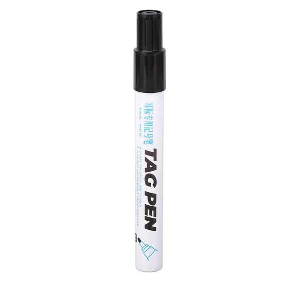 Portable Ear Tag Marker, Long,Lasting Black Ink, Safe For Animals, 5.7” Length, Farm Use