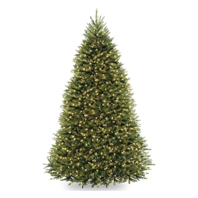 National Tree Company Sapin 10 Pieds Pré-Éclairé Arbre de Noël avec Support en Métal