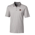 thumbnail image 2 of Men's Cutter & Buck  Gray Sacramento River Cats Big & Tall Forge Tonal Stripe Stretch Polo, 2 of 3